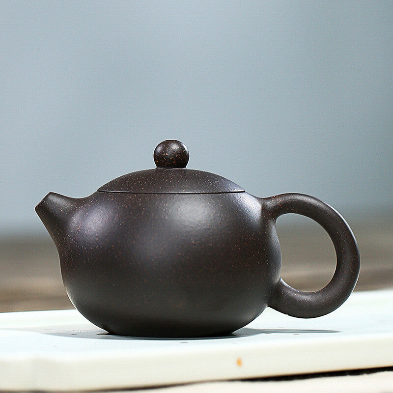 Handmade Tea Pot With Tea Infuser Ball Shaped Holes Xishi Pot Marked 115ml New
