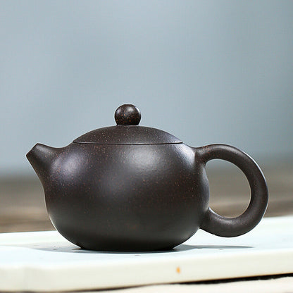 Handmade Tea Pot With Tea Infuser Ball Shaped Holes Xishi Pot Marked 115ml New