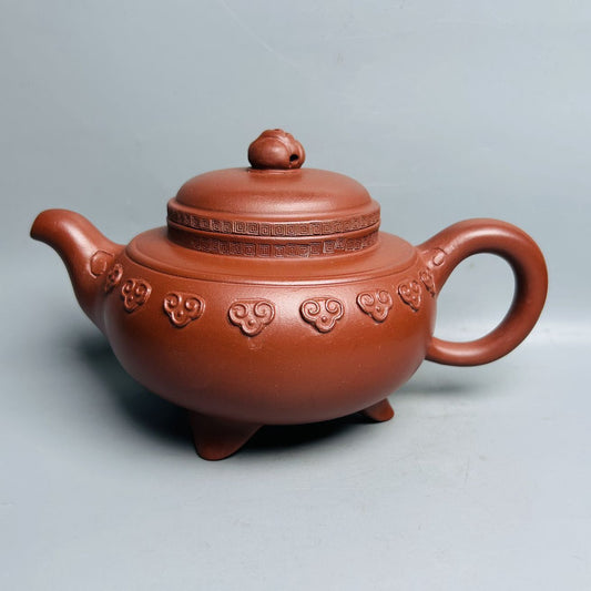 Vintage Chinese Yixing Purple Clay Teapot Zisha Ceremony Gift Teaware Exquisite