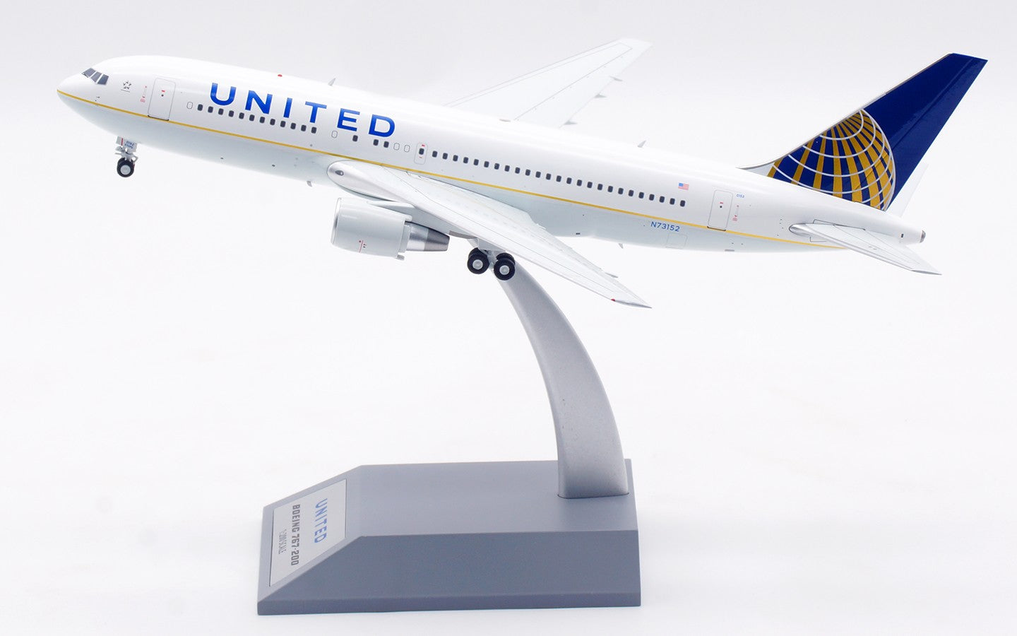 1:200 InFlight United Airlines B767-200 N73152 Airplane Diecast Aircraft Model