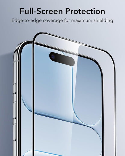 3 Pack for Iphone Air Screen Protector, Military-Grade Shatterproof, 9H Hardness