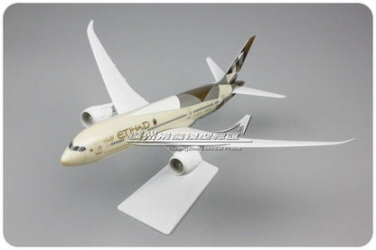 31CM 1:200 ETIHAD BOEING 787-9 Passenger Airplane ABS Plastic Assembled Model
