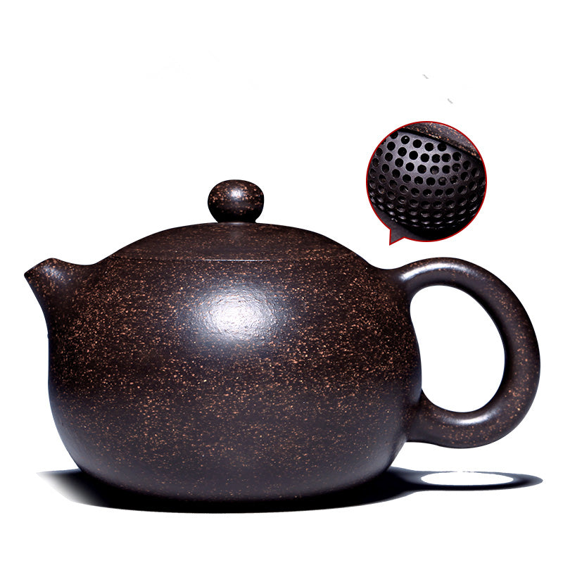 Authentic Yixing Zisha Tea Pot Black Galaxy Clay Chinese Cup Xishi Teapot Marked
