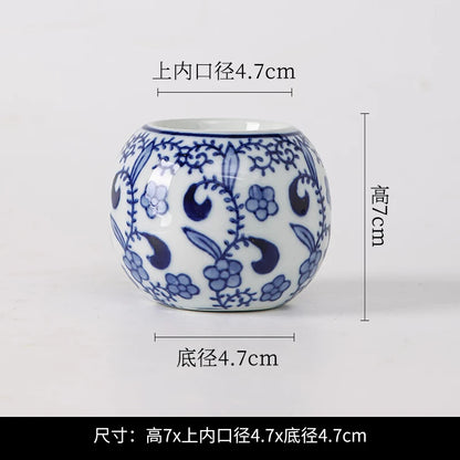 Blue and White Porcelain Ceramic Household Dining Table Desktop Decoration