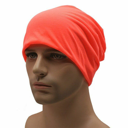 Fashion Bonnet Hat Autumn Knitted Solid Color Beanie Spring Casual Soft Turban