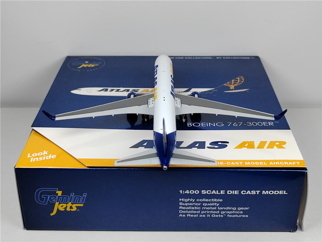 1:400 Geminijets Atlas Air Boeing 777-200LRF Passenger Airplane Diecast Model
