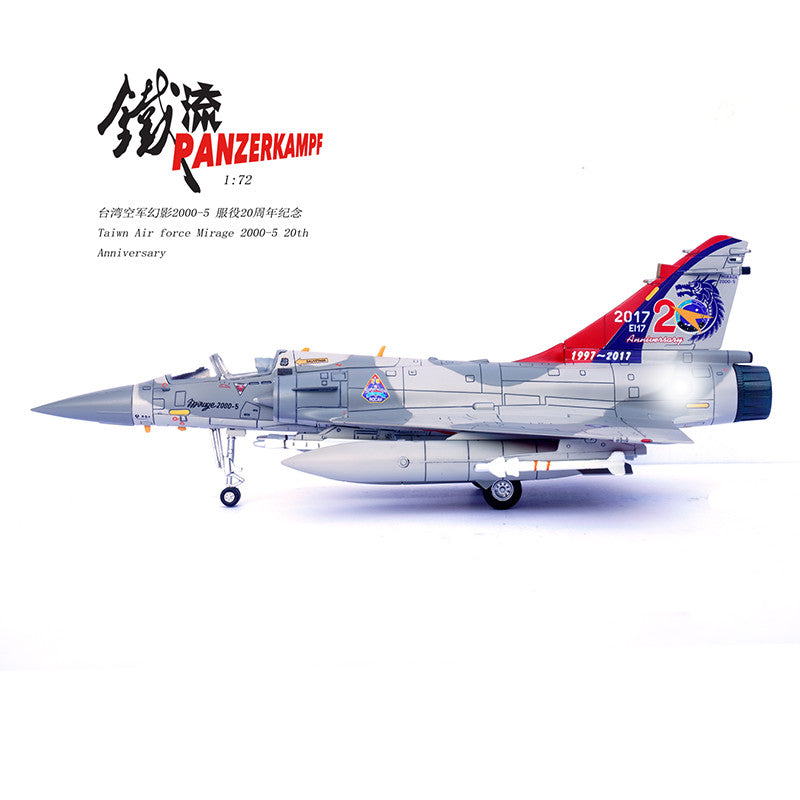 1:72 Panzerkampf Taiwn Air force Mirage 2000-5 20th Fighter Plane Diecast Model