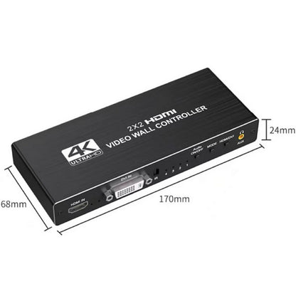 1X2 1X4 1X3 2X1 3x1 4X1 2x2 HDMI DVI Multi Video Controller Processor Splicer t