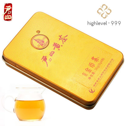 Hunan Junshan Yellow Tea Mini Golden Cake Junshan Chinese Yellow Tea 30g Box-