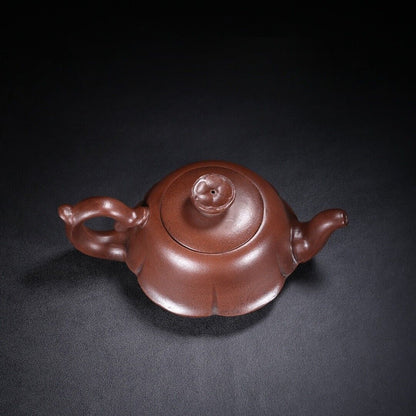 Chinese Yixing Zisha Clay Handmade Exquisite Teapot （凌花 底款：范章恩）