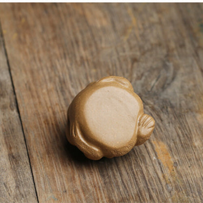 Wealthy Mascot Golden Frog Handmade Artware Zisha Duan Clay Tea Pet Ornament New