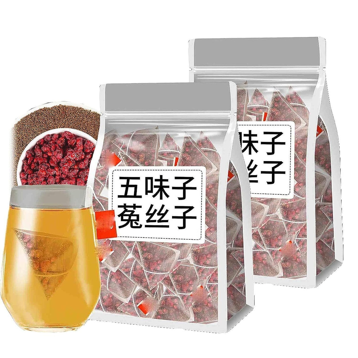 Five Flavors Goji Berry Tea Men Essential Wolfberry Schisandra Dodder Energy Tea