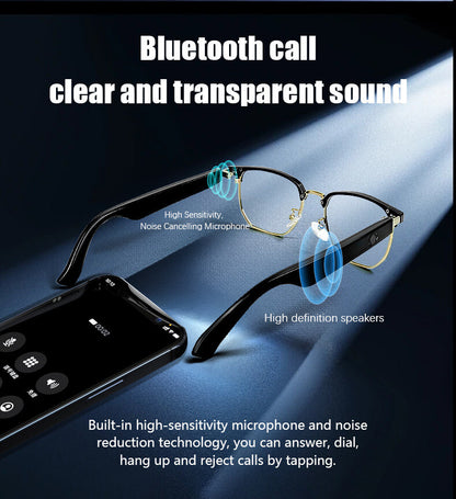 Smart Glasses Bluetooth Music Headset Wireless Audio Sports Sunglasses Driving
