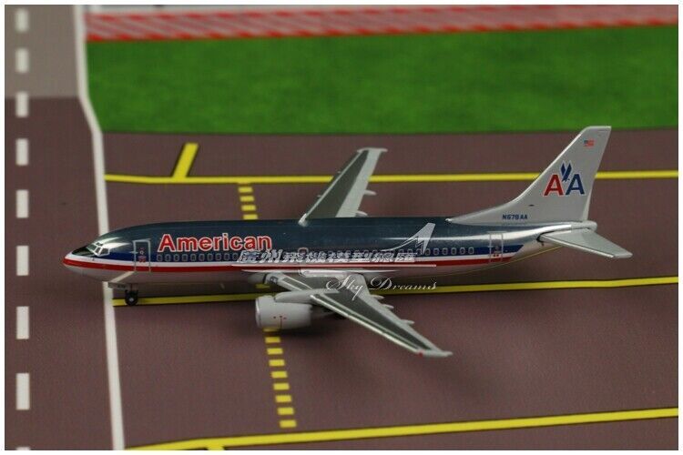 1:400 JC Wings American BOEING 737-300 Passenger Airplane Diecast Aircraft Model