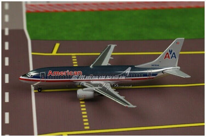 1:400 JC Wings American BOEING 737-300 Passenger Airplane Diecast Aircraft Model