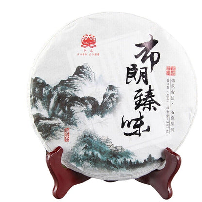 Top-Grade Cha Tea Health 357g Bulangzhenwei Pu-Erh Tea Natural Organic Green Tea