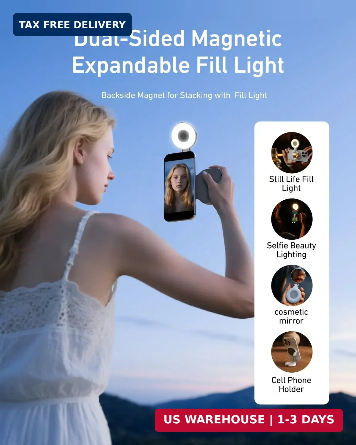 TELESIN Creator Kit - Fun Shot Magnetic Phone Camera Grip + C03 Magnetic Selfie