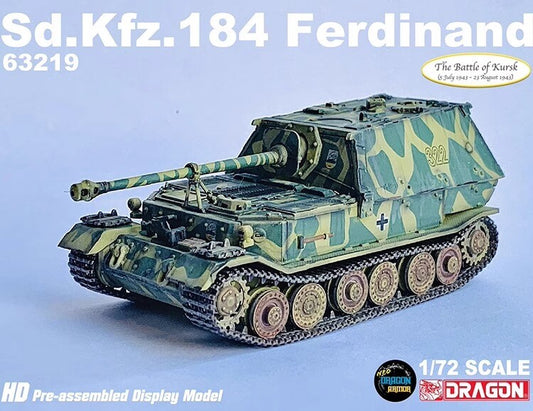 Dragon 1/72 German Ferdinand Anti-tank Jagdpanzer Kursk 1943 Model 63219