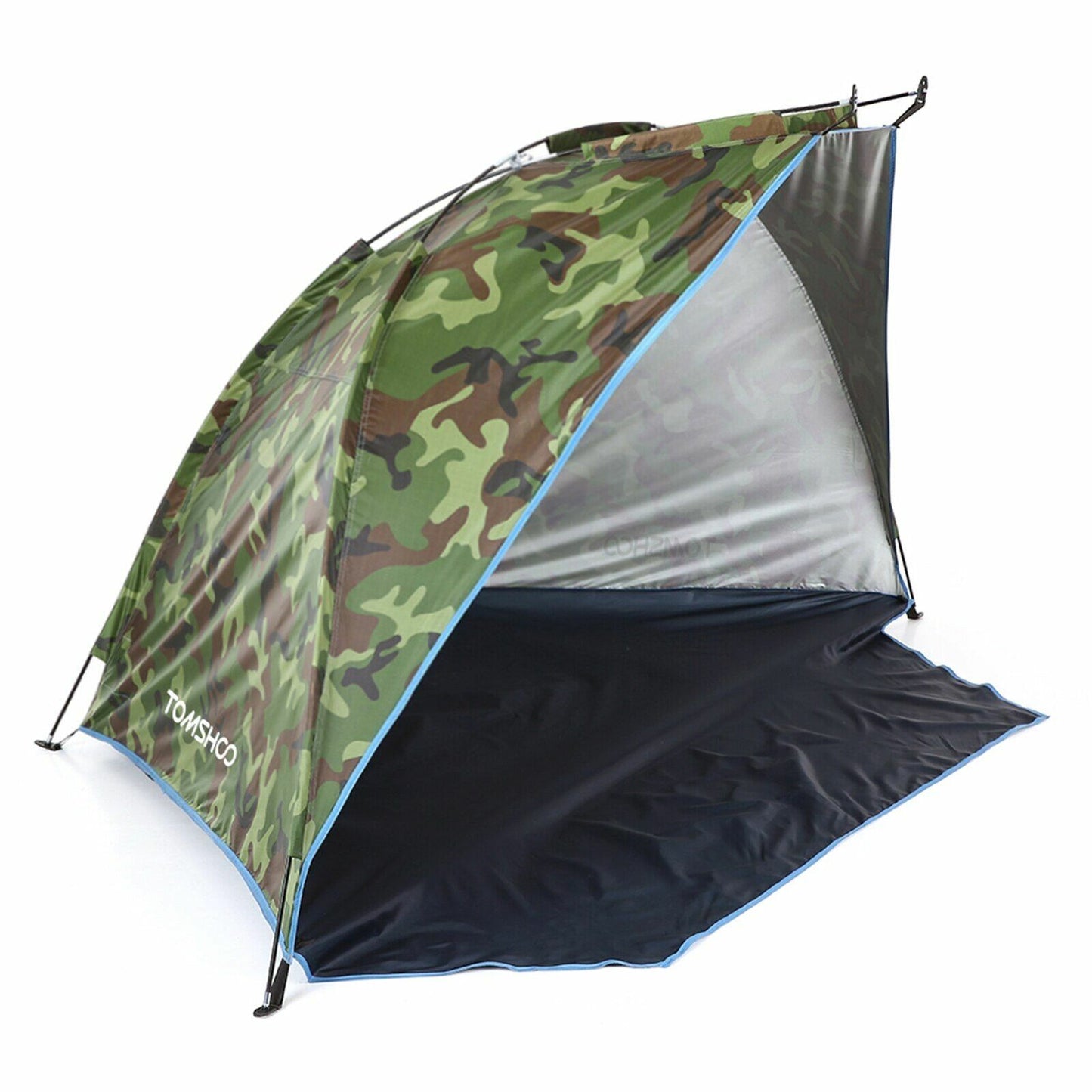 2 Person Beach Tent Ultralight Single Layer Water Resistance Camping Travel Peg