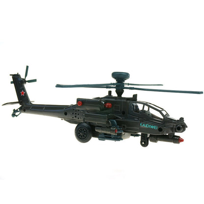 1:64 Armed Helicopter Plane For Apache Military Aviation Alloy Model AH-64D
