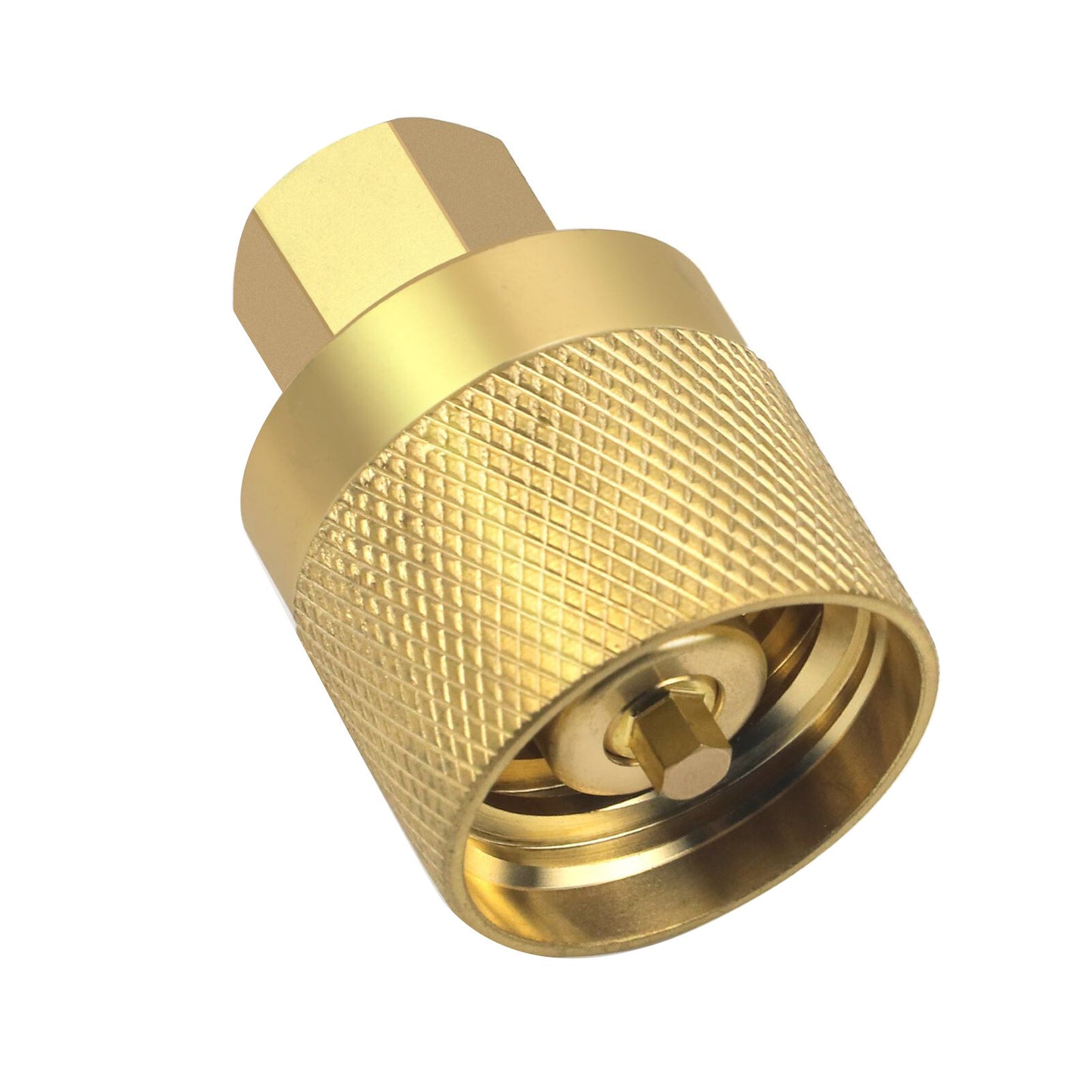 1 x Forklift Connector Propane Tank Female Connection Fitting Adapter Valve
