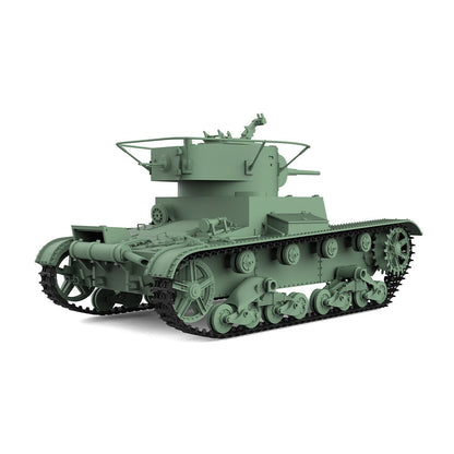 SSMODEL SS16597 1/16 Military Model Kit Soviet T-26 Light Tank