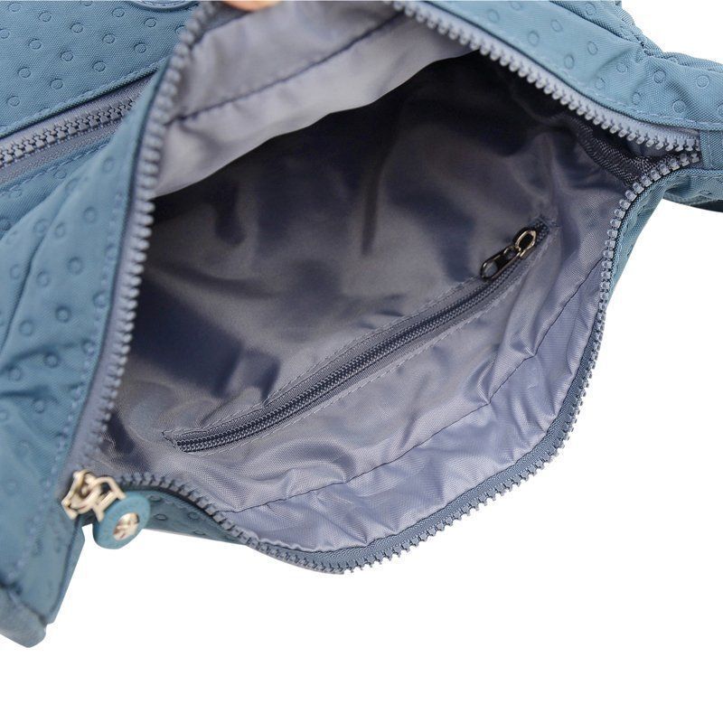 Shoulder Bags Waterproof Nylon Handbag Zipper Purses Messenger Crossbody Bag