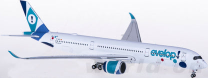 1:400 JC Wings Evelop AIRBUS A350-900 Passenger Airplane Diecast Aircraft Model