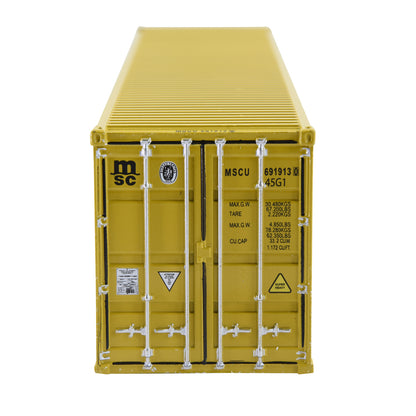 1:50 MSC 40GP Metal Shipping Container Model Toy Home Office Decoration Gift