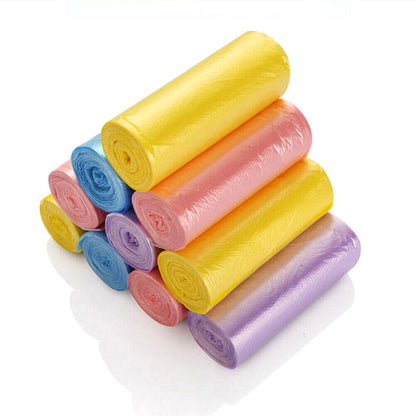 4 Gal Small Trash Bags Mix-colors 150pcs Small Trash Can Liners Garbage Bag