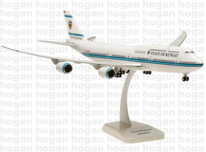 1:200 38CM Hogan STATE OF KUWAIT BOEING 747-8 Aircraft ABS Plastic Plane Model