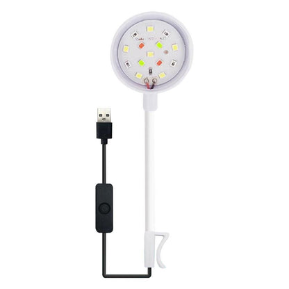 Aquarium Mini Lamps USB-Plug LED Fishbowls Landscaping Fish Tank Colorful Lights