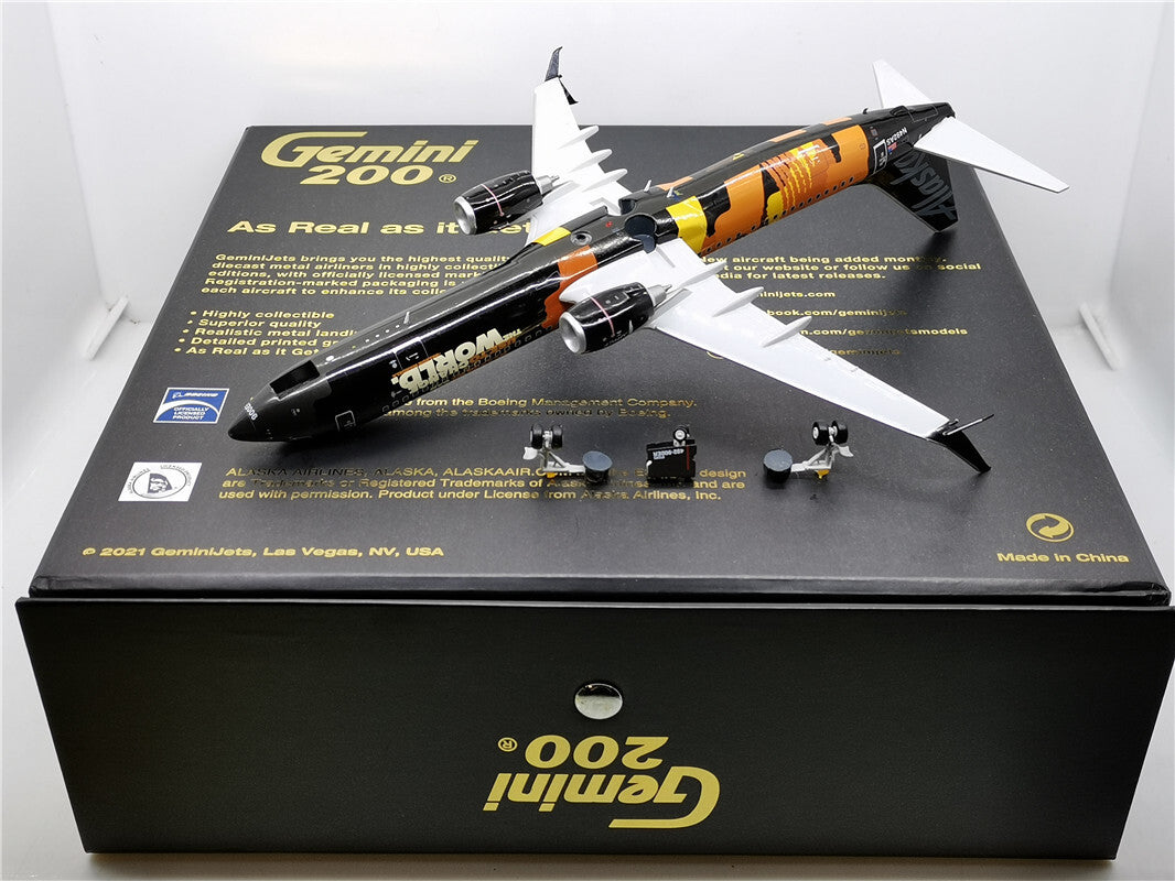 1:200 Geminijets Alaska BOEING B737-900ER Airplane Diecast Aircraft Model