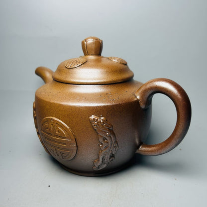 Vintage Chinese Yixing Purple Clay Teapot Zisha Ceremony Fashion Gift Teaware