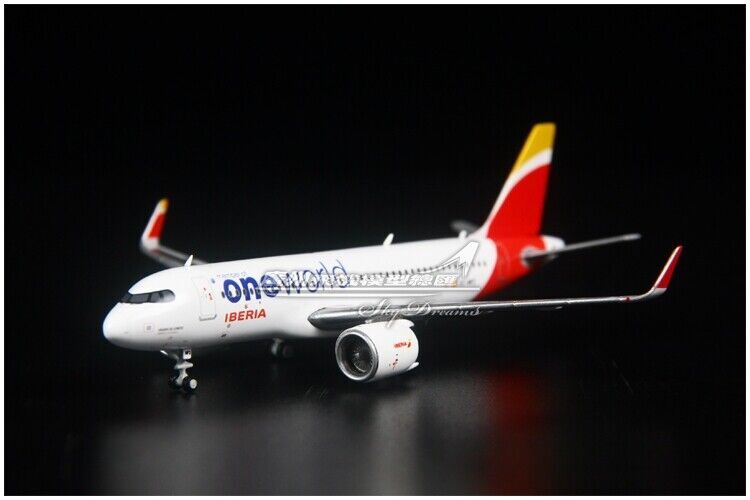 1:400 JC Wings IBERIA Oneworld AIRBUS A320neo Passenger Airplane Diecast Model