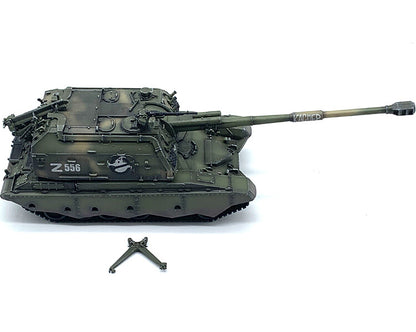 1:72 ARTISAN 2S19self-propelled howitzer Plastic Diecast Military Armor Model
