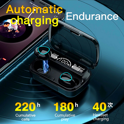 2023 Bluetooth Earbud Headset TWS 5.1 Wireless Earphone Invisible for All Phone