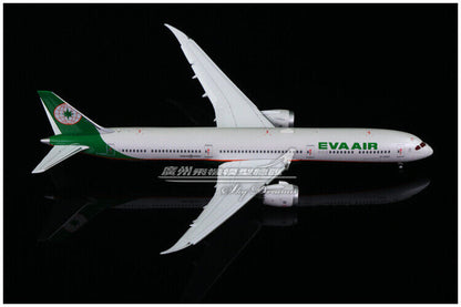 1:400 JC Wings EVA AIR BOEING 787-10 Passenger Airplane Flap Down Diecast Model