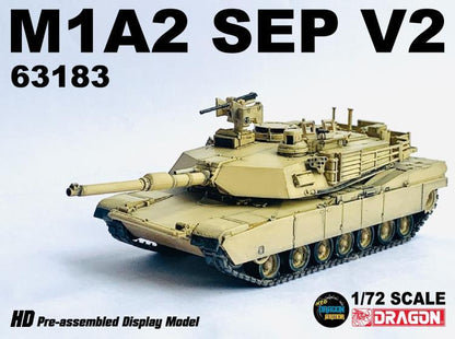 1/72 US M1A2 SEP V2 Abrams Tank Model