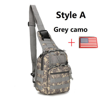 Military Tactical Pack Sling Backpack Bag Hiking Camping Hunting Travelling
