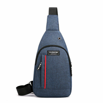Men Shoulder Bag Crossbody Bag On Shoulder Travel Sling Bag Pack Chest Bag Male