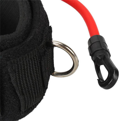 Latex Resistance Bands with Tube Ankle Straps - Leg and Abdomen Workout Exercise