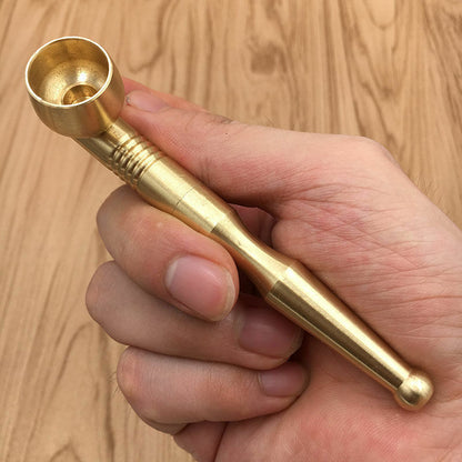 1pc Portable Copper Small Pipe Dry Tobacco Pipe Stick