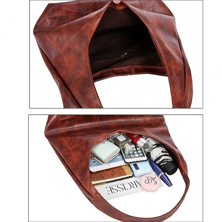 Fashion Retro Bag Handbag Dumpling Bags One-shoulder Leather Hand Bags Crossbody