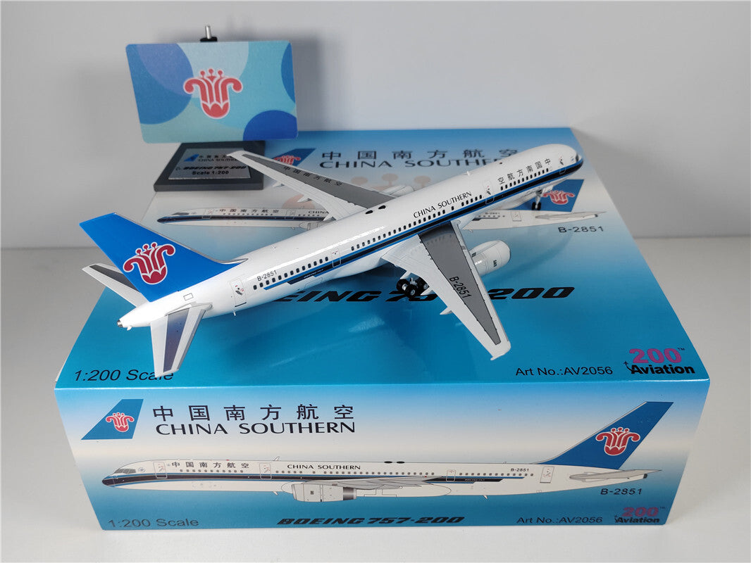 1:200 Aviation CHINA SOUTHERN BOEING B757-200 Airplane Diecast Plane Model