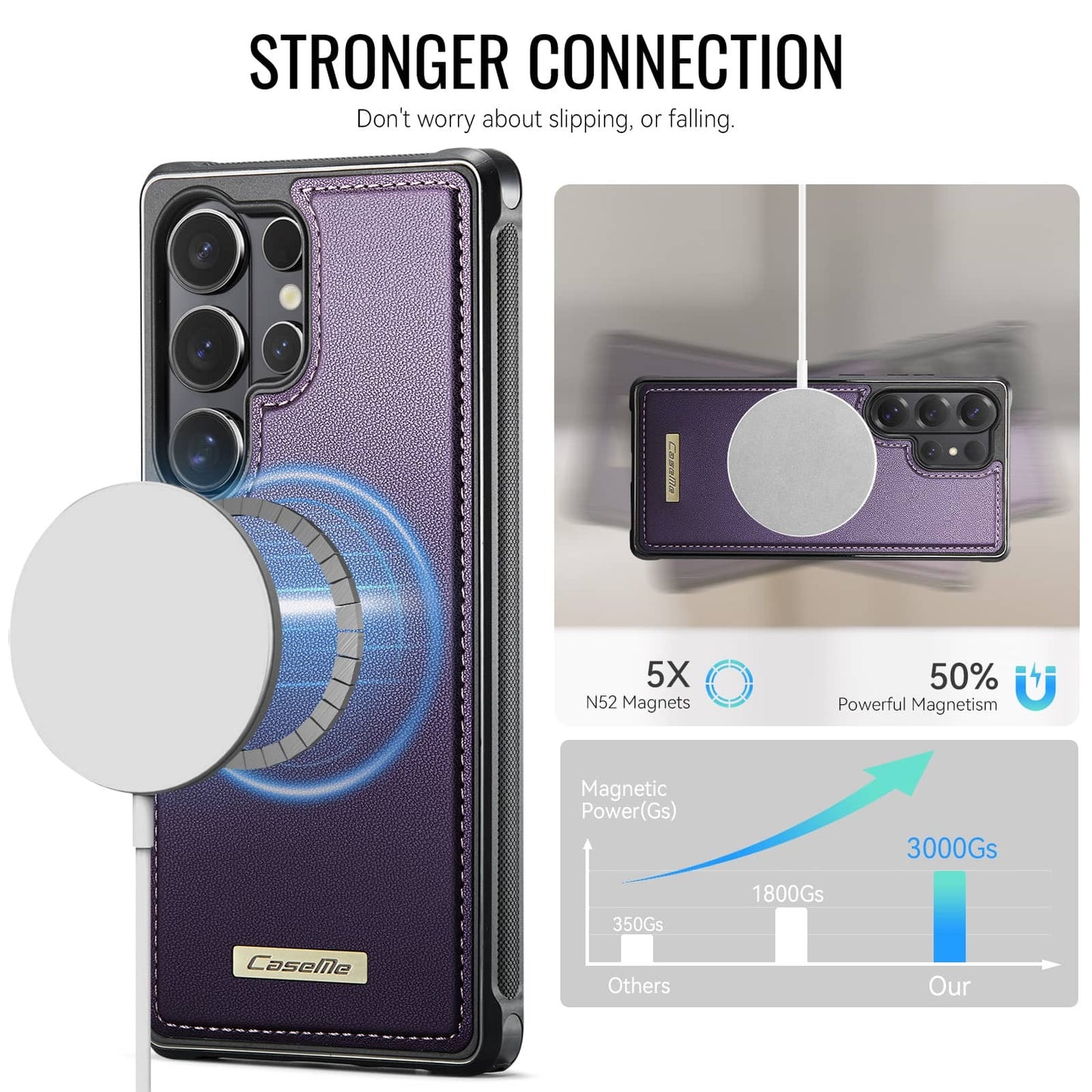 For Samsung Galaxy S26 S25 S24 S23 S22 S21 S20 Ultra Magnetic Slim Case Cover