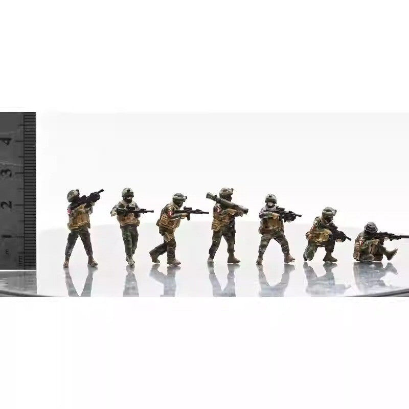 1/72 Modern American Soldier 7 Soldier Model