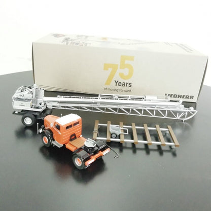 1:50 NZG Scania L60 SZM mit Liebherr F6 Truck Crane Construction Diecast Model