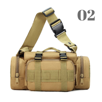 Men's Military Tactical Waist Bag Outdoor Camping Shoulder Chest Bag Fanny Pack