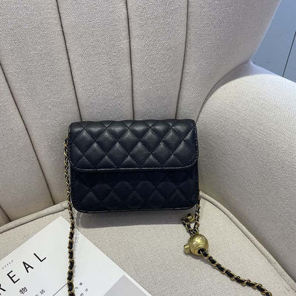 Waist Chain Bag Diamond Shoulder Bag Chest Purse Small Messenger Bag 12*10*5 CM